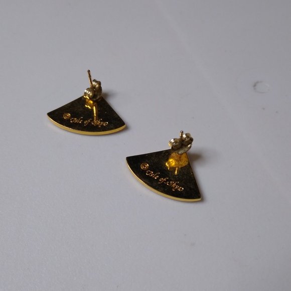 Vintage Pink Isle Of Skye Stud Earrings - Picture 7 of 12